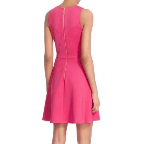 Ted Baker Mitton Sleeveless Fit & Flare Cocktail Dress - Pink- Size 4 - Picture 10 of 11